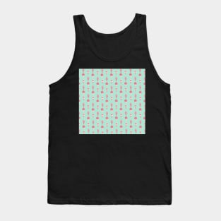 Summer Ice Cream Dream in Mint and Pink Tank Top